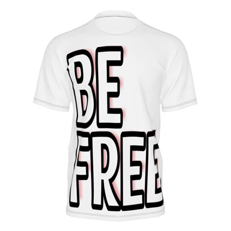 Be Free T-shirt Mens shirt print tee (With images) | Printed shirts, Printed tees