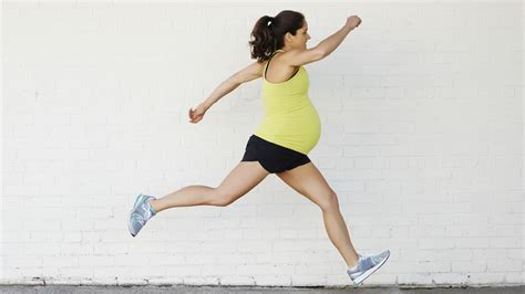 Pregnant Woman Running Track Near Can I Get Pregnant Straight After