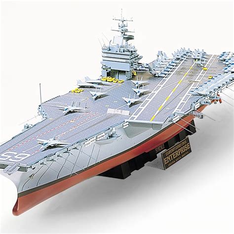 Tamiya USS Enterprise Model Kit 78007 1 350 Cvn65 Aircraft Carrier For