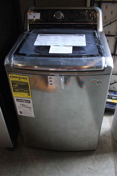 New Stainless Steel Lg Top Loading Washing Machine Able Auctions