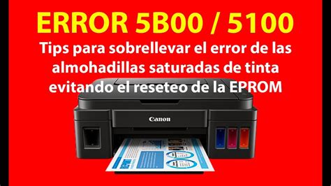 What does canon g2100 waste ink pads. Error 5B00 y 5100 - Canon Pixma G2100-G3100 - YouTube