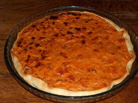 Recette de Tarte aux tomates et thon la recette facile