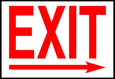 Auxl Exit Sign Accessories Tewsfest