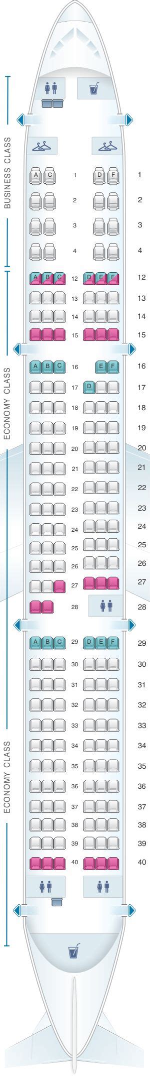 Seat Map Air Canada Airbus A321 200 Layout 1 Airline Seats Seating