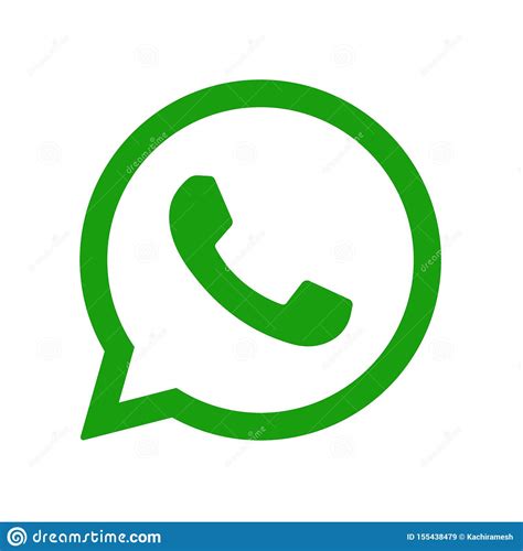 Whatsapp Social Media Icon Button Editorial Stock Image Illustration