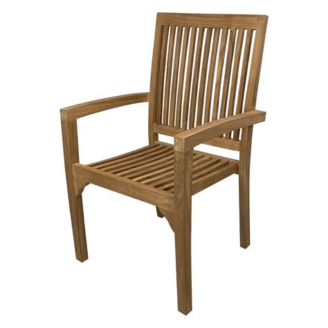 Solid wood is a term most commonly used to distinguish between ordinary lumber and engineered wood, but it also refers to structures that do not have hollow spaces. Outdoor Furniture Solid Teak Wood Stackable Chair