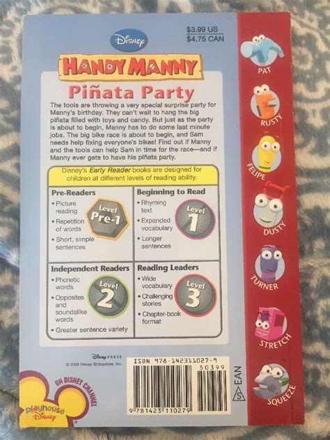 Pinata Party Handy Manny Level 1 By Susan Ring Brand New