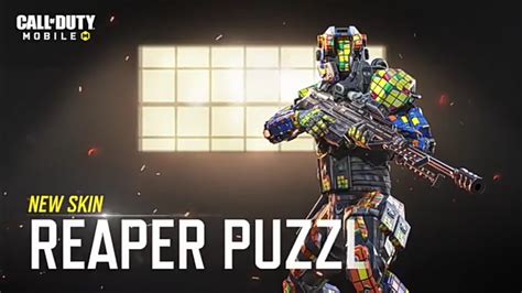 Call Of Duty Mobile Nueva Skin Reaper Puzzle Voz Original 😍 Youtube