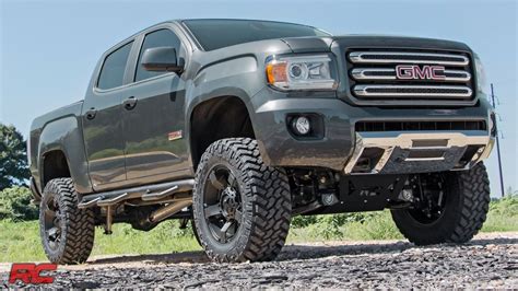 This is the perfect small truck for someone that plans to drive it on a daily basis if you are looking for a truck to slap a lift kit, tractor tires and mossy oak decals on to take to the mud pit on weekends keep looking. 2015-2016 GMC Canyon 6-inch Suspension Lift Kit by Rough ...