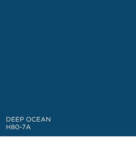 Cerulean blue is my go to color for the sky on a bright sunny day. Deep Ocean H80-7A from the Time Traveler palette. | Ocean ...