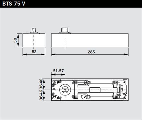 Dorma Bts75v En 1 4 Floorspring Aluspec Architectural Hardware For