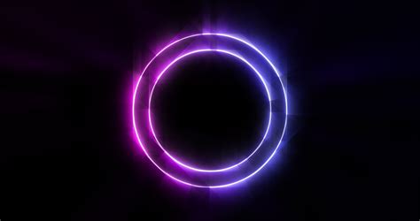 Purple And Blue Neon Circle Stock Footage Video 100 Royalty Free