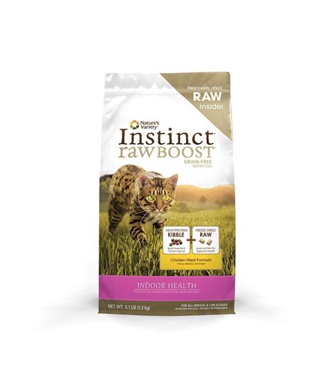 Boost your cat's health and vitality with 100% raw and natural cat food. Instinct Raw Boost Grain Free Recipe Natural Dry Cat Food ...
