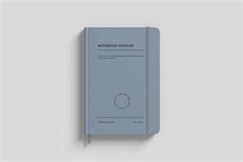 Download Free PSD | Notebook mockup with ribbon