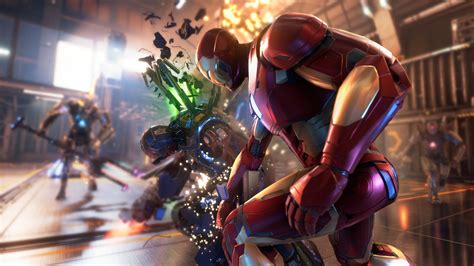 Download Wallpaper Iron Man In Marvels Avengers Video Game 2560x1440