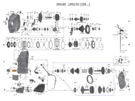 Transmission repair manuals JF016E RE0F10D CVT8 | Rebuild ...