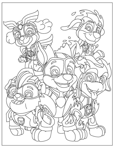 20 Free PAW PATROL Coloring Pages Your Kids Will Love (Download PDFs