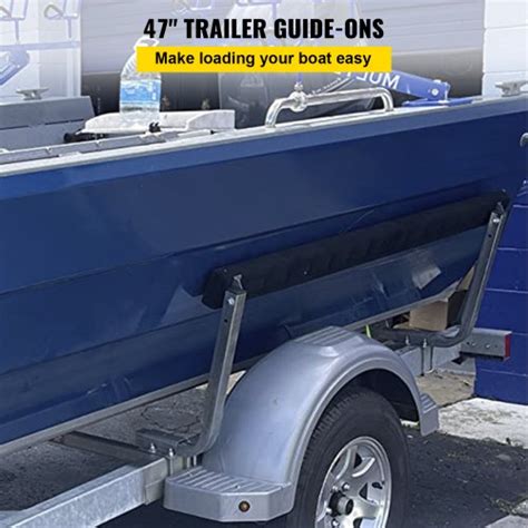 Vevor Boat Trailer Guide Ons 2pcs Rustproof Steel Trailer Guide Ons