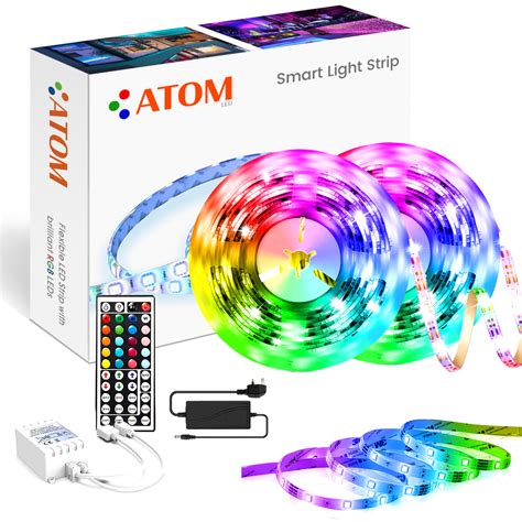 Atom Led Rainbow Rgb Strip Light 2835 Rgb 220v 240v Ip67 Waterproof