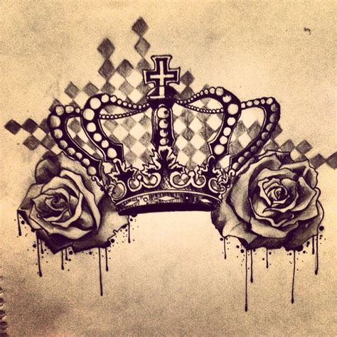 This is the reason why it is commonly associated with royalty, dominance, and power. Crown with roses | Crown tattoo, Tiara tattoo, Tattoos