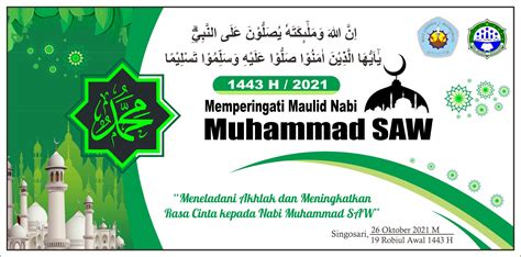 Maulid Nabi Muhammad Saw Tahun 2021 Smk Negeri 1 Singosari