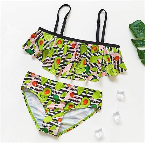Set De Bikini De Traje De Baño Para Niñas Bañador Biquini Infantil