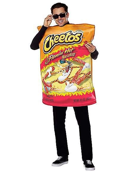 Adult Flamin Hot Cheetos Bag Costume