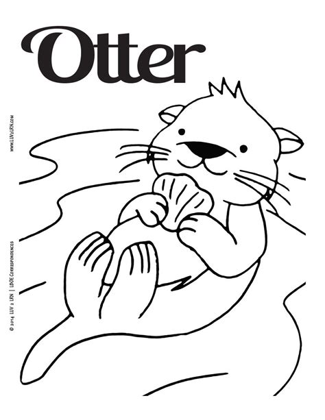 Luv 2 Lrn Printable Page English Otter Please Like √ Share√