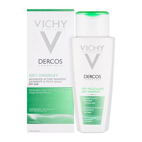 VICHY DERCOS SHAMPOOING ANTI-PELLICULAIRE TRAITANT CHEVEUX ...