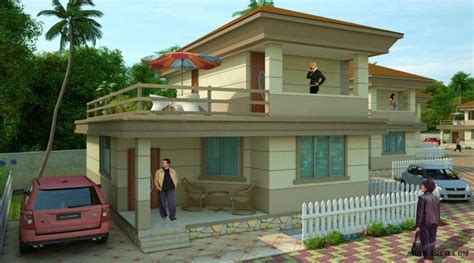 2 Bhk Row Bunglow House Styles The Row Mansions
