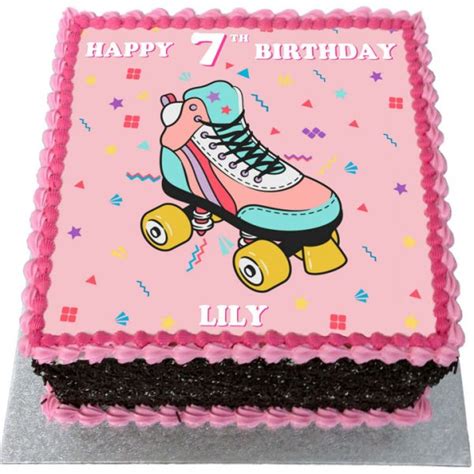 Roller Skate Birthday Cake Flecks Cakes
