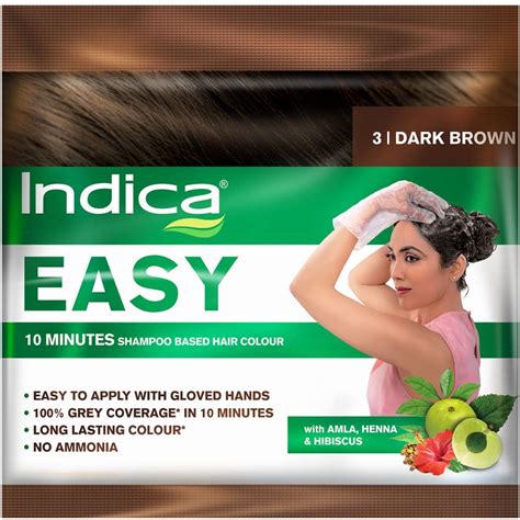 Indica Easy Hair Colour Dark Brown 3 25ml