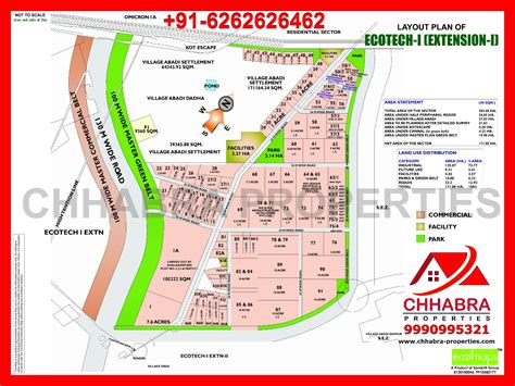 Layout Plan For Greater Noida Ecotech I Extension I Hd Map Echotech