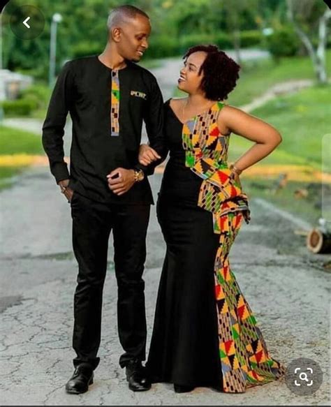 African Couples Wedding Dress Gownmatching African Couples Etsy