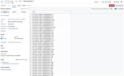 Documentation | Syncs > Set up a streaming sync