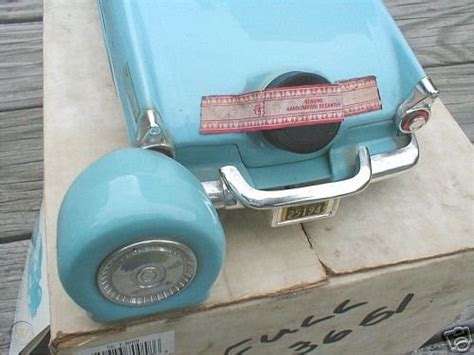 Jim beam car decanters price guide. JIM BEAM DECANTER CAR 1956 BLUE THUNDER BIRD SEALED | #28916567
