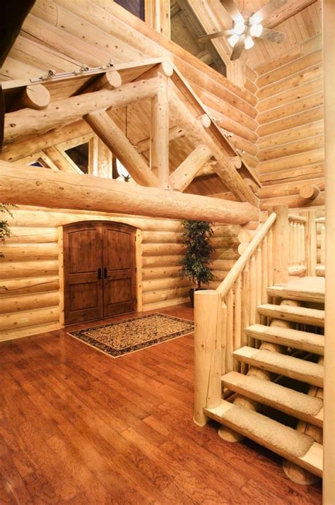 Yellowstone Log Homes Log Cabin Interior Log Cabin Furniture Home