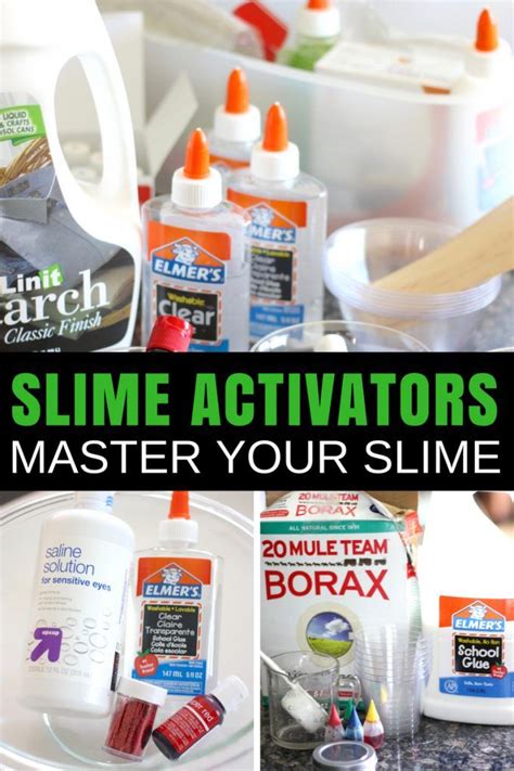 Slime Activator List For Making Your Own Slime Homemade Slime Slime