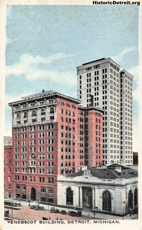 Penobscot Buildings First And Second Postcards — Historic Detroit