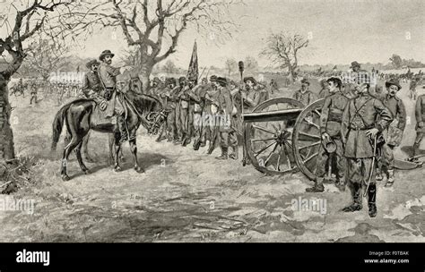 The Last Line Of Battle Of The Army Of Northern Virginia At Appomattox