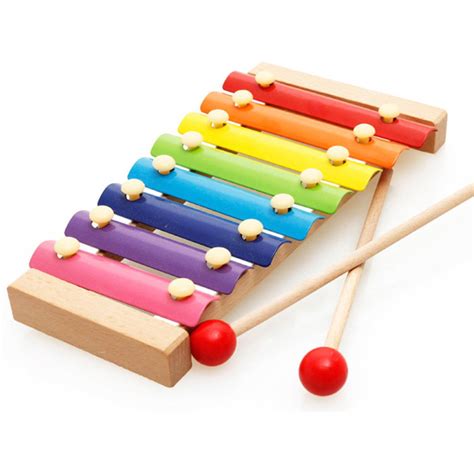 Eight Tone Xylophone Childrens Wooden Toys Childrens Early