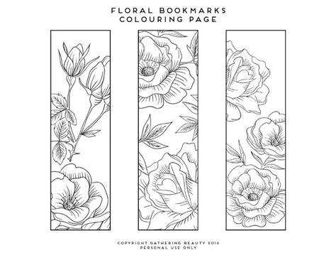 These cute coloring bookmarks are an easy way to have a bunch on hand. PRINTABLE FLORAL COLOURING PAGE BOOKMARKS | Coloring ...