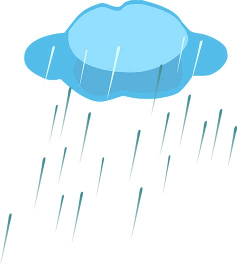Rain Cloud Nature Free Vector Graphic On Pixabay