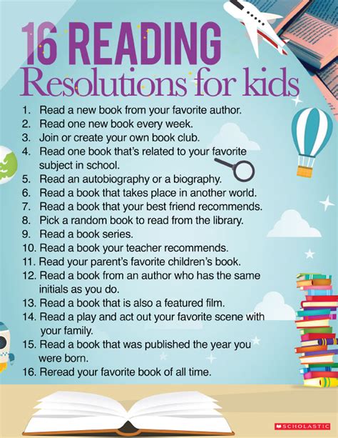 Reading Resolutions For 2016 Scholastic Parents