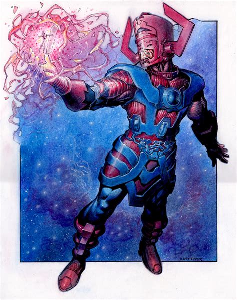Galactus Creates The Silver Surfer By Reverie Drawingly On Deviantart