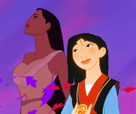 Mulan And Pocahontas By Vickydrawing3739 On Deviantart