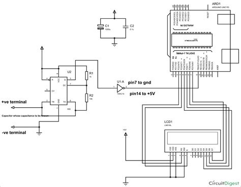 Arduino Capacitance Meter Circuit Diagram And Code