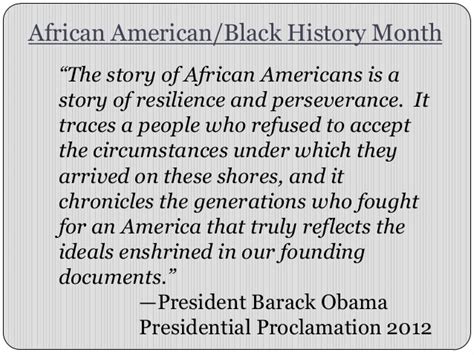 African Americanblack History Month Presentation