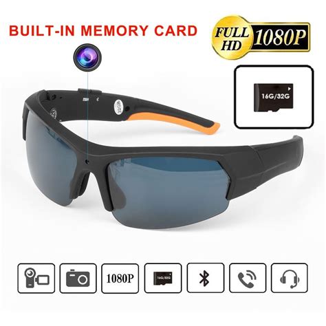 Et Bluetooth Camera Sunglasses Headset With Built In 32gb Memory