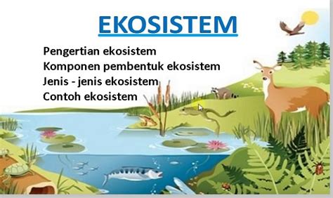 Pengertian Ekosistem